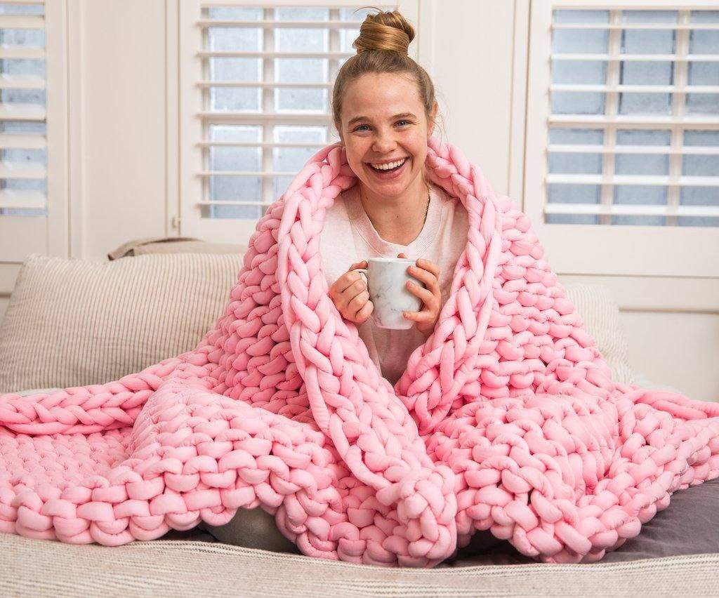 Knitted Weighted Blanket Australia Koala Comforts