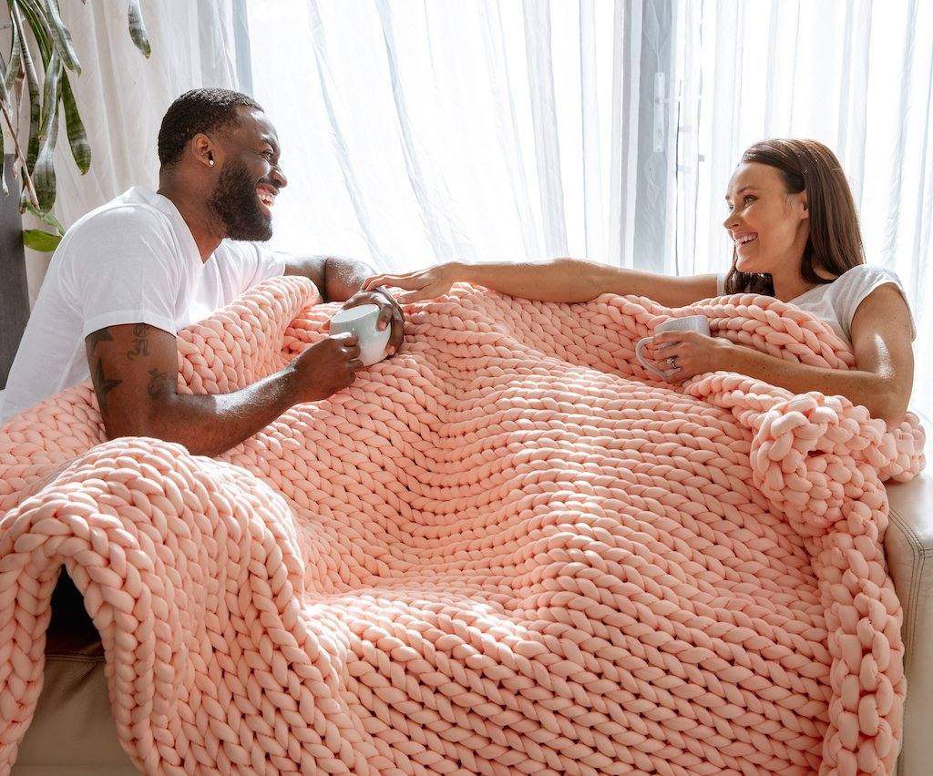 Knitted Weighted Blanket Australia Koala Comforts