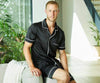 Men’s Satin Pyjamas -Short Set - Koala Comforts 