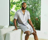 Men’s Satin Pyjamas -Short Set - Koala Comforts 