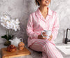 Women’s Satin Pyjamas-Long Set - Koala Comforts 